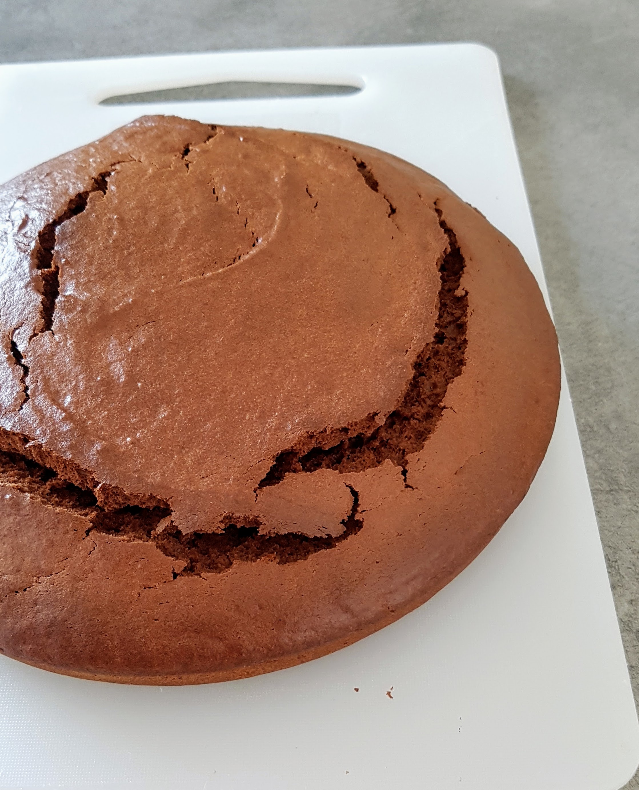 Gâteau au chocolat sans sucre ni beurre