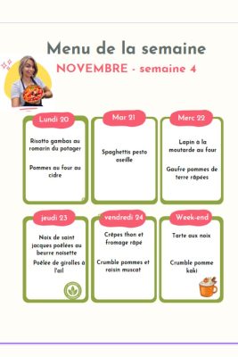 Planificateur de menus et liste de courses: Planning repas semaine | à  remplir | pour 52 semaines | tableau menu semaine | menus matin, midi et  soir 