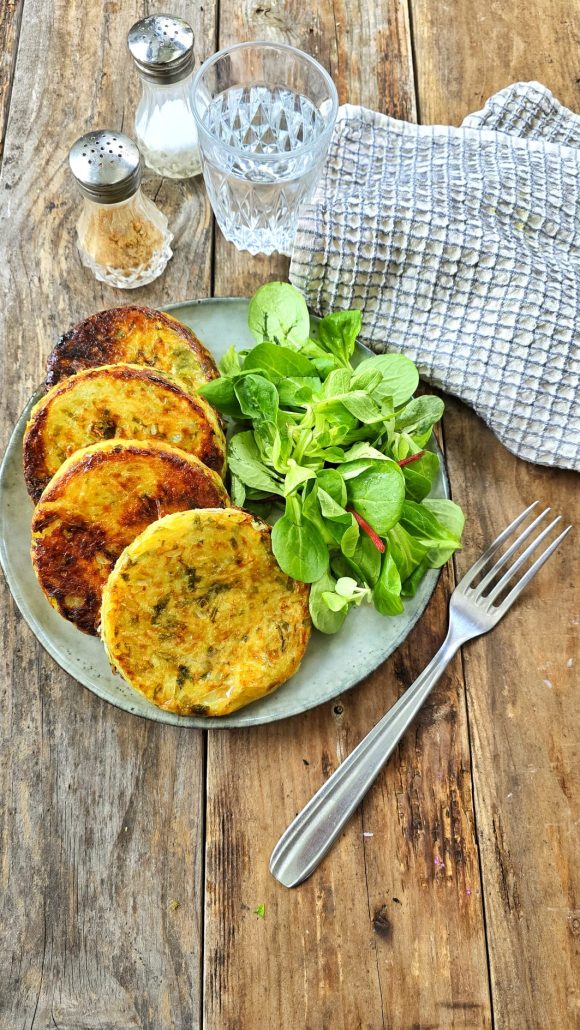 röstis de pommes de terre cuites au four