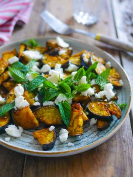 Aubergines rôties cuites à l’Airfryer