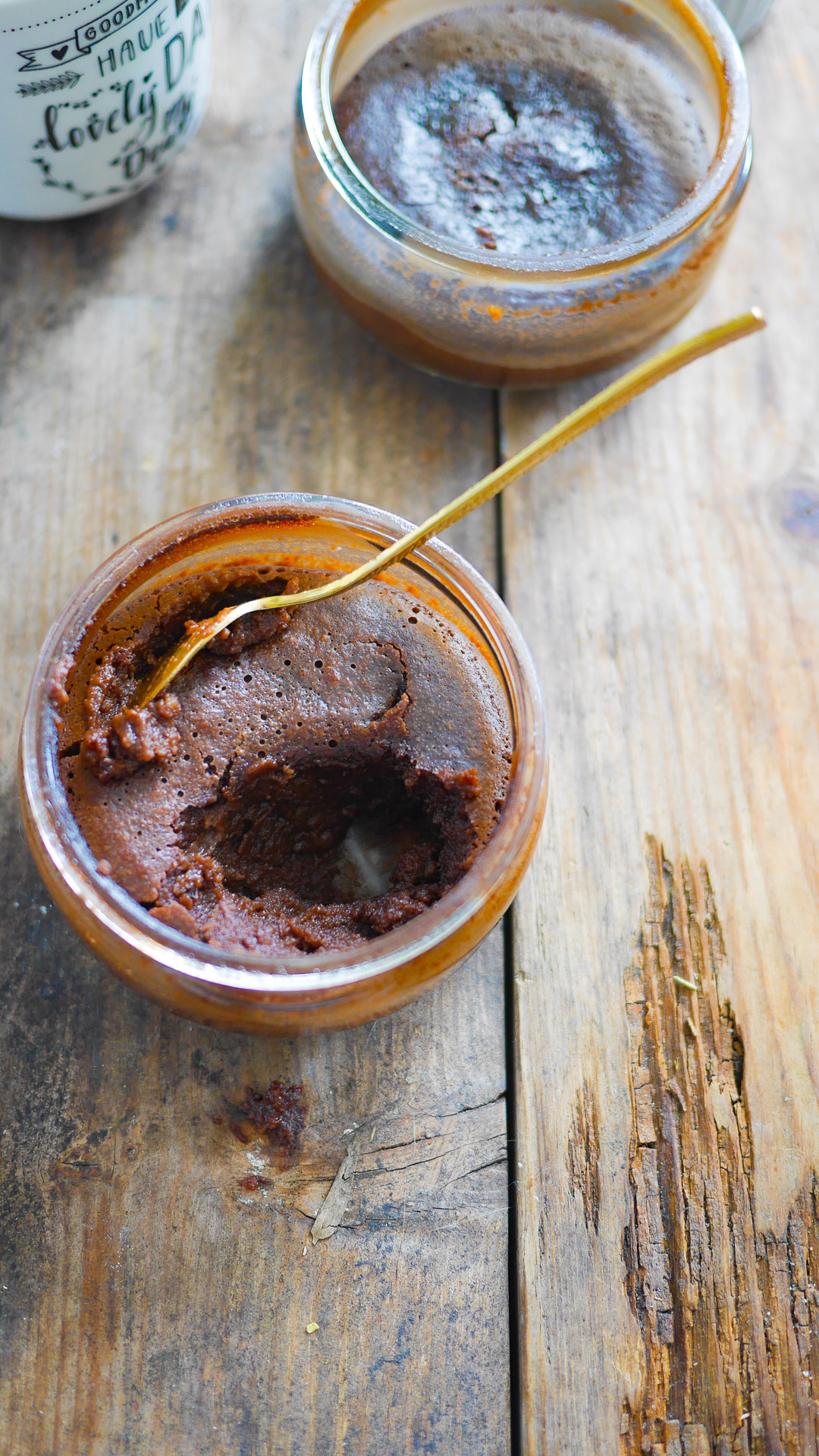 Ramequin de fondant au chocolat cuit à l'airfryer